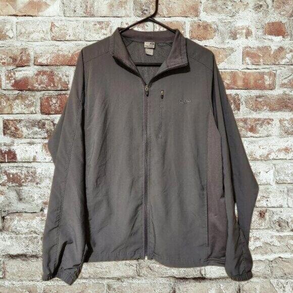 2/$20 Grey Champion Lightweight Jacket Size M – Casual Athletic Outerwear - Picture 1 of 4